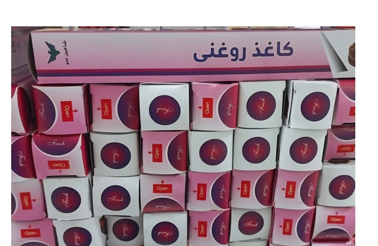 کاغذ روغنی رولی ۸متری