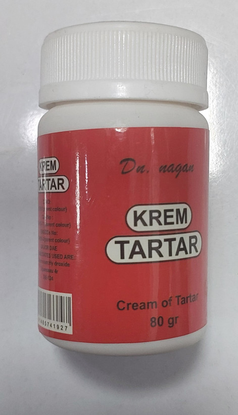 پودر کرم تارتار ۸۰ گرمی